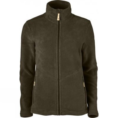 Fleece Fjallraven Alice Mujer - Verde Oscuro Oliva - Chile FBI980143